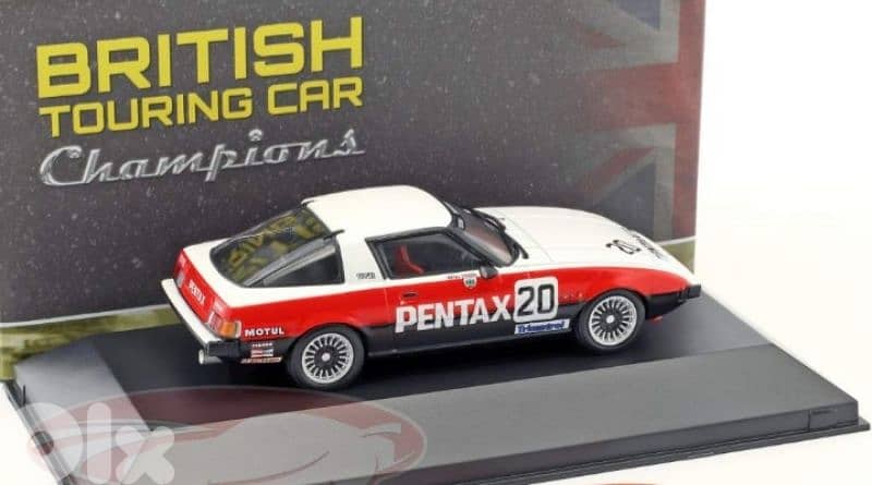Mazda RX-7 (BTCC 1980) diecast car model 1;43. 4