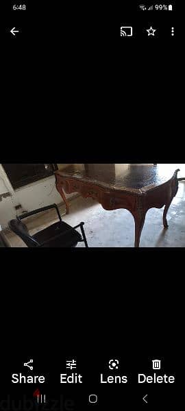 Vintage Antique Desk needs some touch ups 0