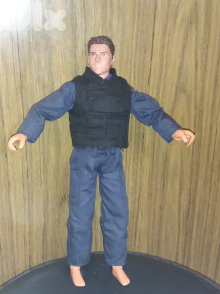 POWER TEAM POLICE MAN ACTION FIGURE TALKING flex body M&C Great Toy=20 1