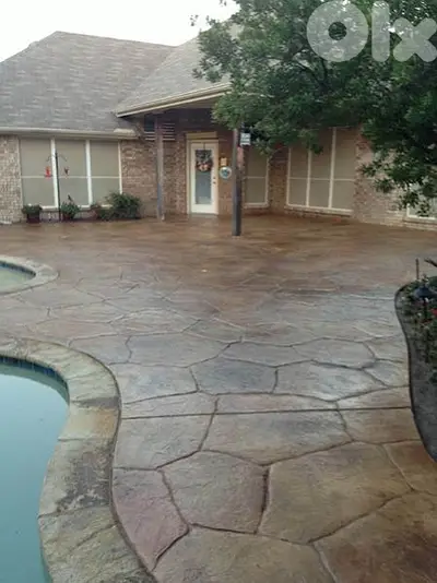 stamped Concrete باطون مطبع