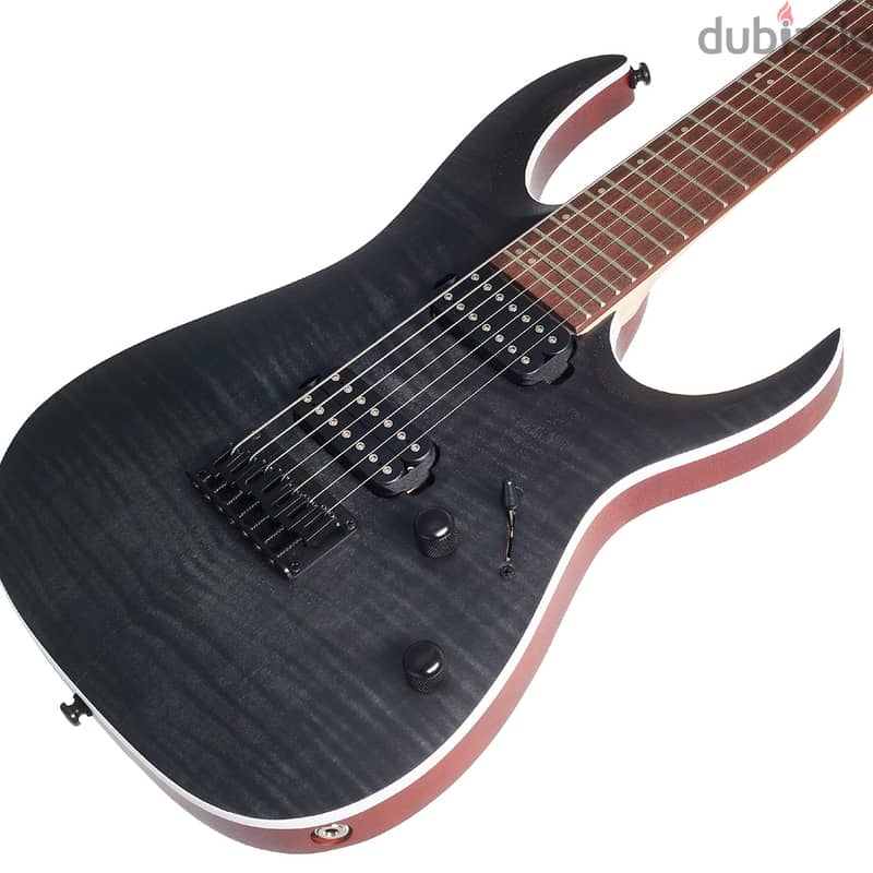 Ibanez Standard RGA742FM Electric Guitar - Transparent Gray Flat 1