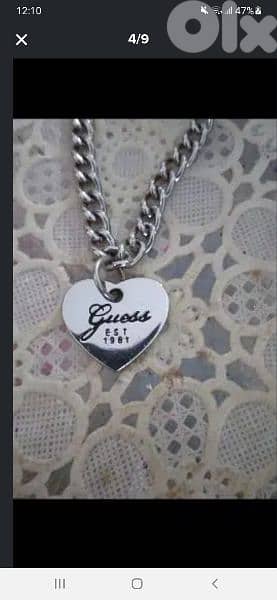 necklace guess original stainless steel 3