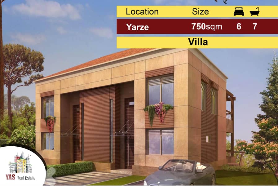 Yarzeh 750m2 + 500m2 Garden | Affordable Luxury Villa / Triplex | View 0