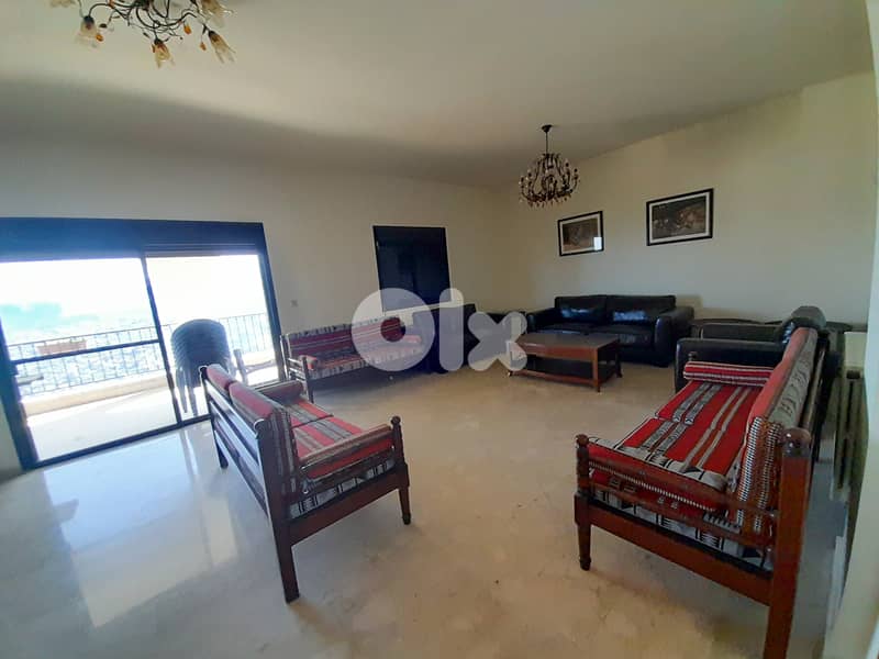 290 SQM  Apartment for Rent in Bikfaya, Metn with Mountain View 0