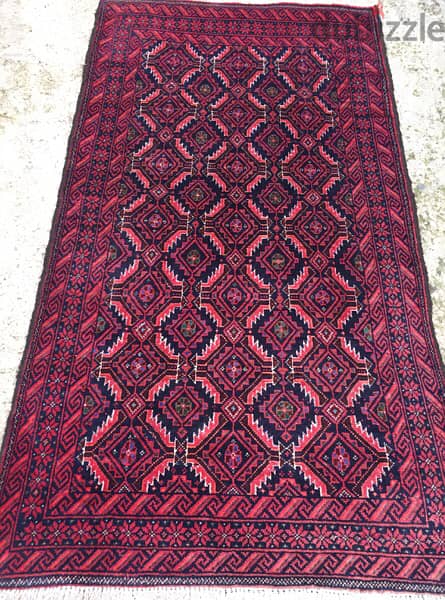 سجاد عجمي. 195/95. Persian Carpet. Hand made 0
