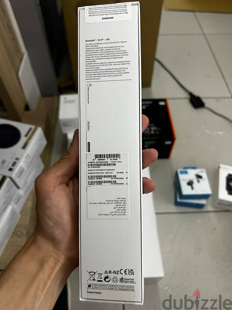 Samsung galaxy watch 5 40mm r900 silver titanium purple band 1