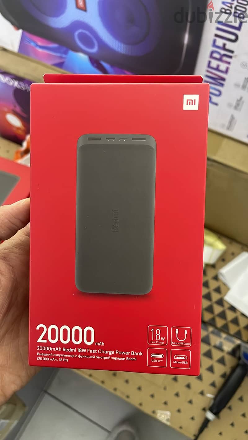 Redmi powerbank 20000mah 18w fast charge 0