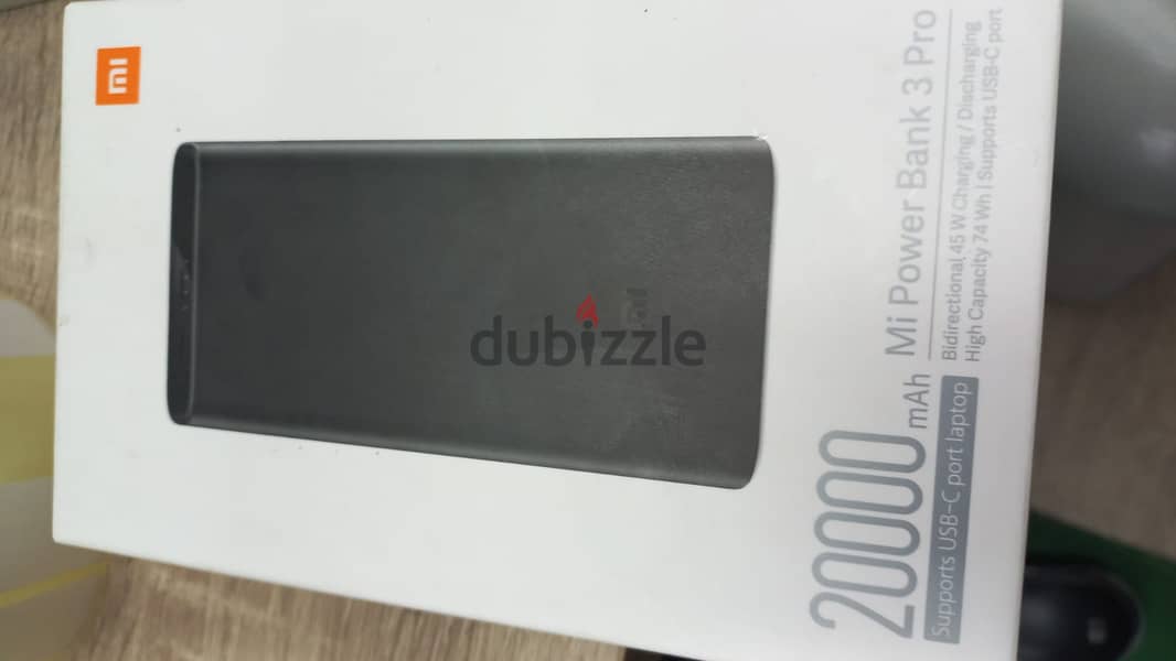Xiaomi mi power bank 3 pro 0
