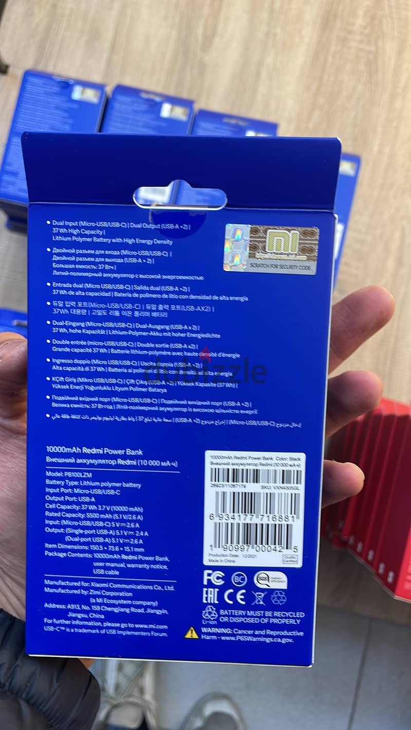 Mi 10000mah redmi powerbank 3