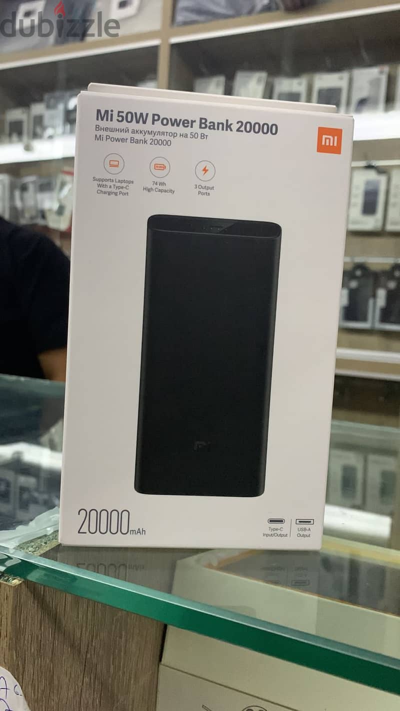 Xiaomi power bank 20000 50w 1