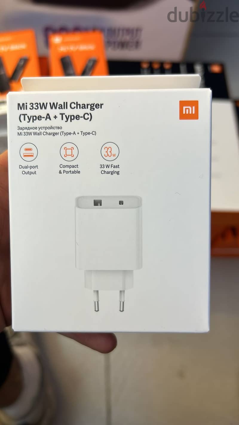 Mi 33w wall charger type-a + type-c 2