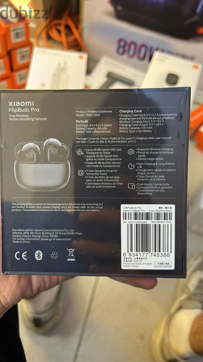 Xiaomi flipbuds pro black 0