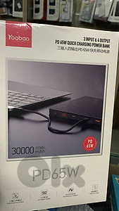 yoobao power bank 30,000 mah macbook laptope 65w