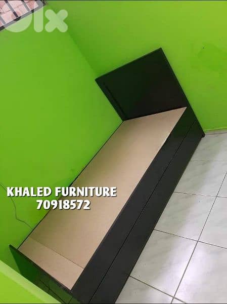 New Bed 100cm or 120cm with Drawers colour Black High Quality 0