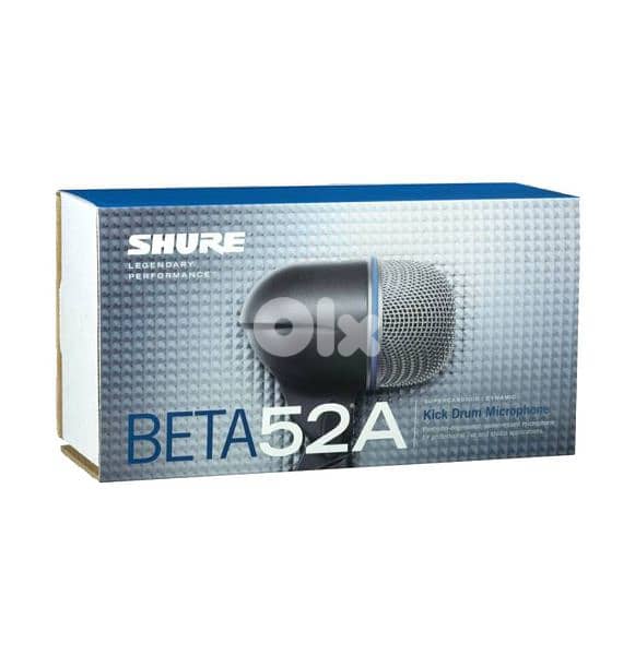 shure beta 52A for kick drums,new in box 0