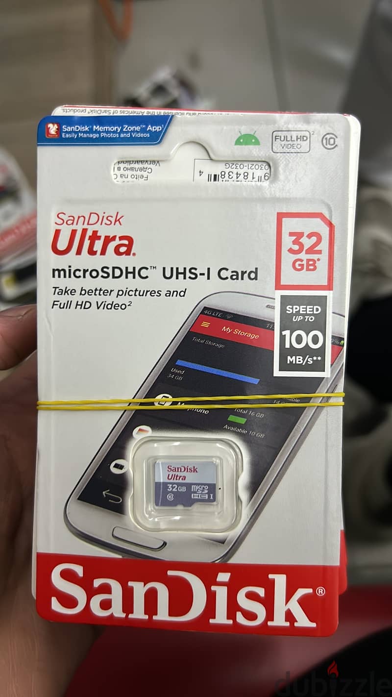 Sandisk 32gb memory 0