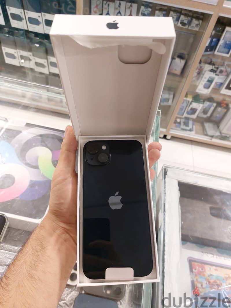 Open box iphone 14 plus 256 gb used 1 day  covered : 22 June 2024 0