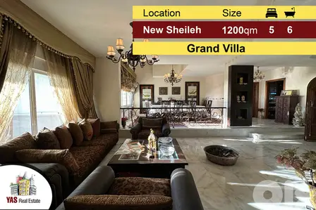 New Sheileh 1200m2 | Grand Villa | Astonishing View | Furnished |