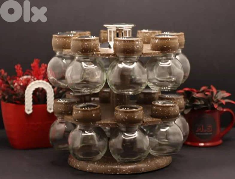 excellent quality rotating spices stand 0