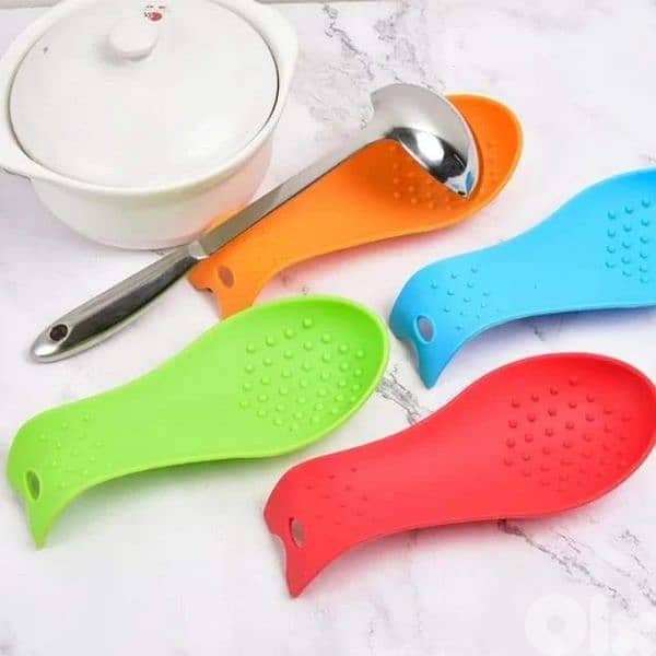 silicone fish cooking utensils stand 1
