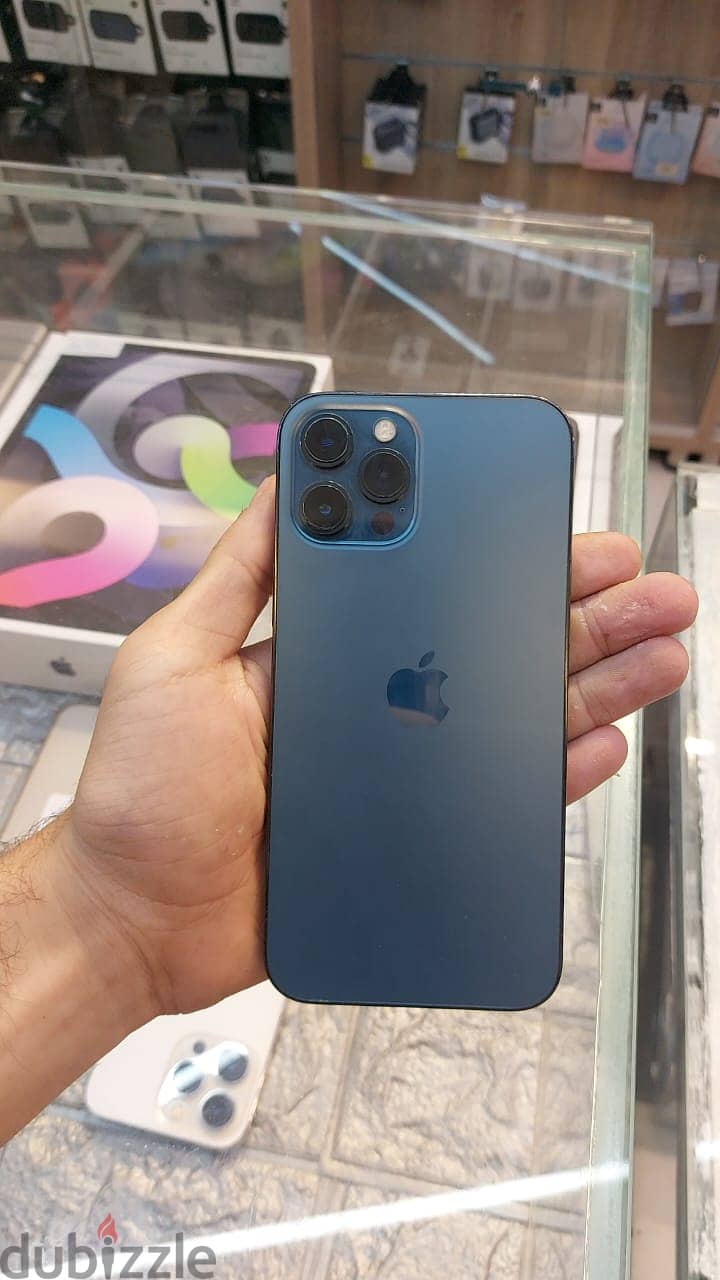 Iphone 12 pro max 128 gb blue bttry 84% 0
