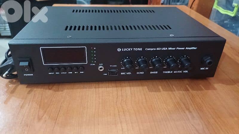 amplifier 80w 100v & 8 ohm new in box 0