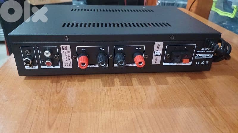 amplifier 80w 100v & 8 ohm new in box 1