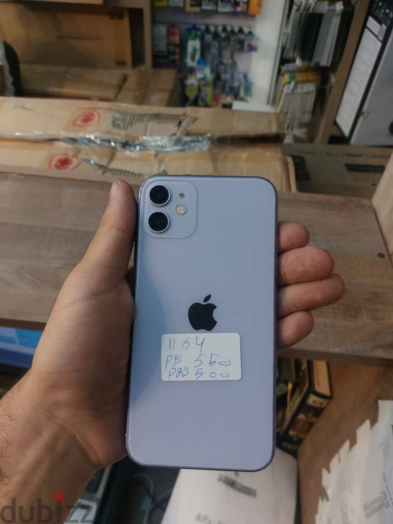 Iphone 11 64 gb purple bttry 100% 0