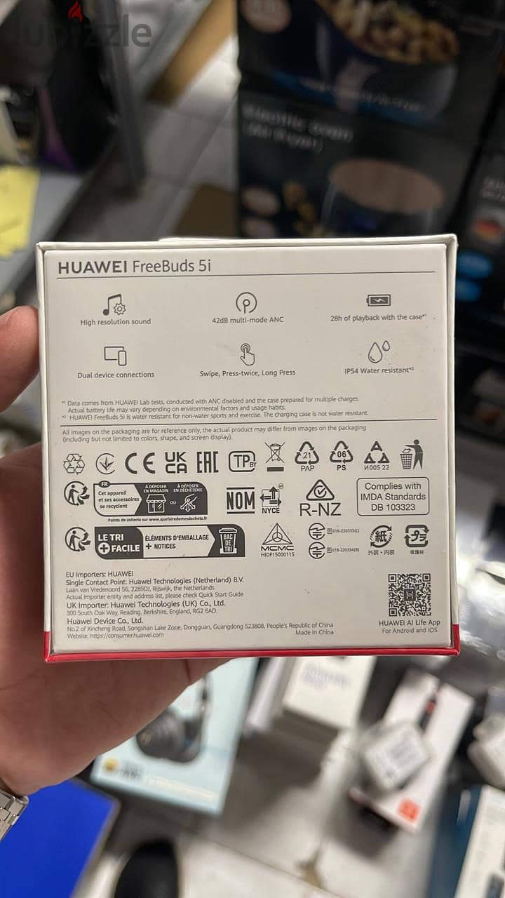 Huawei freebuds 5i white 1