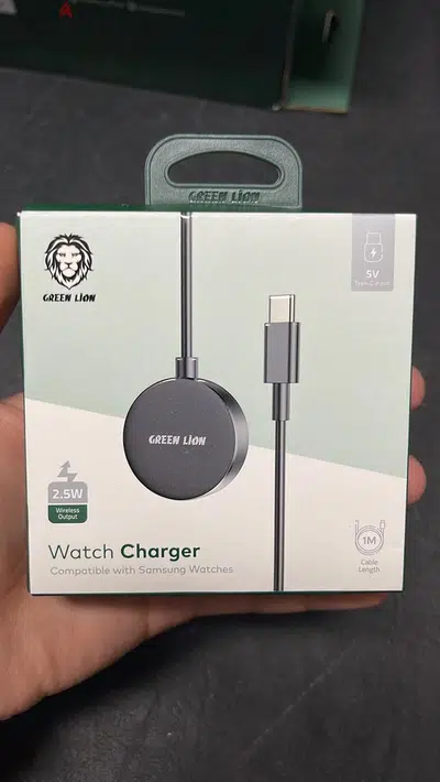 Green lion usb-c watch charger for Samsung