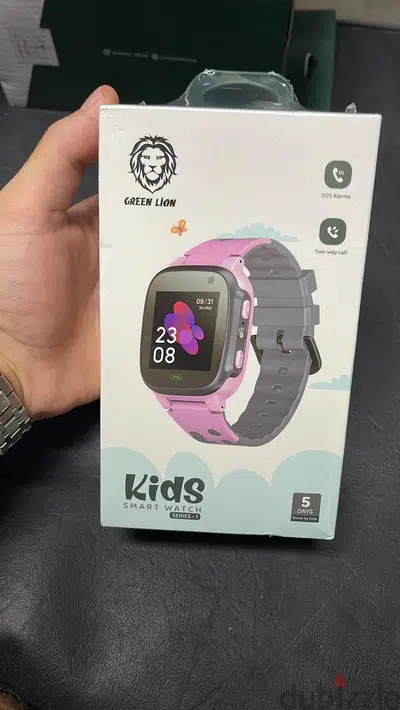Green lion kids smart watch series 1 pink