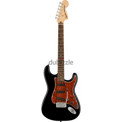 Squier FSR Affinity Strat IL BK TS Black Tortoise Guard