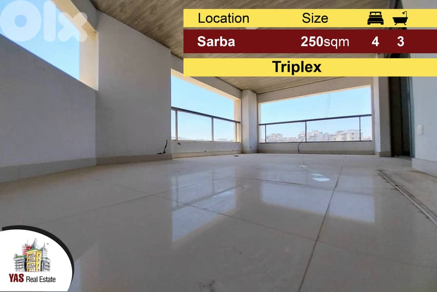 Sarba 250m2 | Luxury Triplex | Excellent Condition | Panoramic View|IV 0