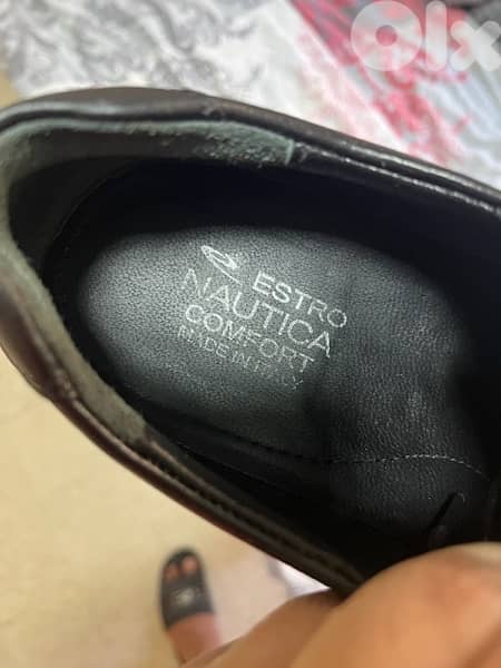barely used Nautica shoes black size 41 for 10 $ like new 6