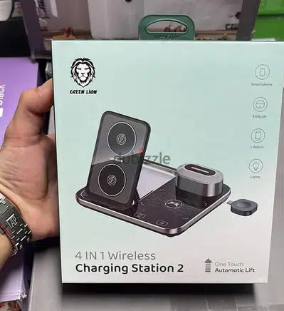 Green lion 4 in 1 wireless charging station 2