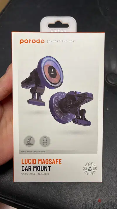 Porodo lucid magsafe car mount 15w PD-MGCMC