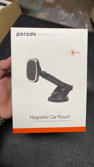 Porodo magnetic car mount super-powerful rotating mount witch extensio
