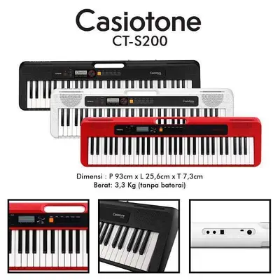 casio cts 200 keybord piano