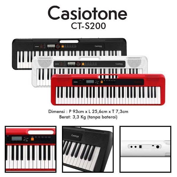 casio cts 200 keybord piano 0