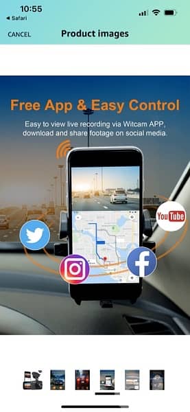 CAR VIDÉO CAMERA MONITORING/RECORDING 1