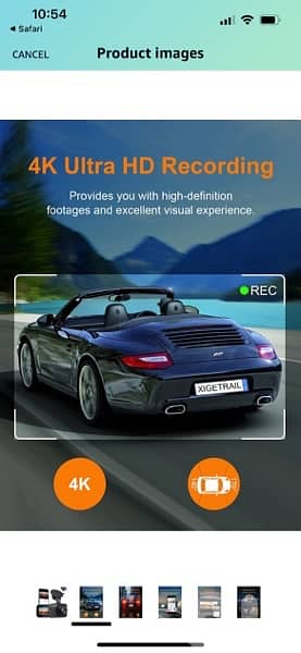 CAR VIDÉO CAMERA MONITORING/RECORDING 2