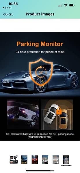 CAR VIDÉO CAMERA MONITORING/RECORDING 3