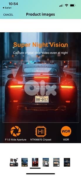 CAR VIDÉO CAMERA MONITORING/RECORDING 4