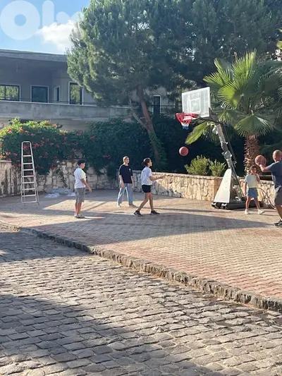 Deluxe Basketball hoop with manivel