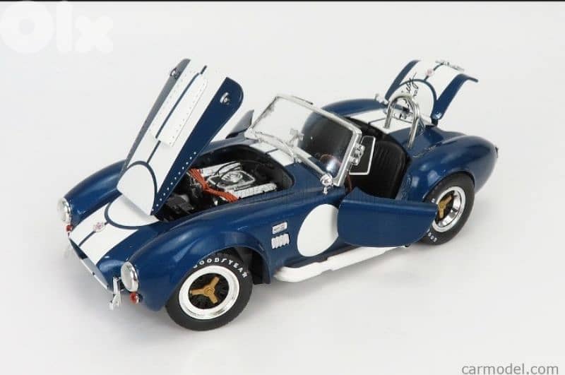 Shelby Cobra 427 diecast car model 1;18. 6
