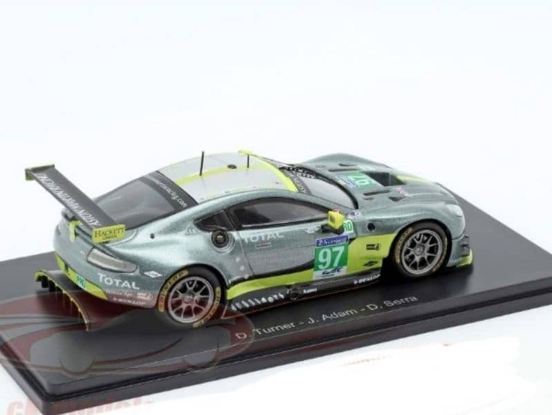 Aston Martin Vantage GTE (24h Lemans 2017) diecast car model 1;43. 4