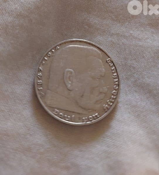 German Nazi Hitler Silver Two Marks Coin pre WW II 0