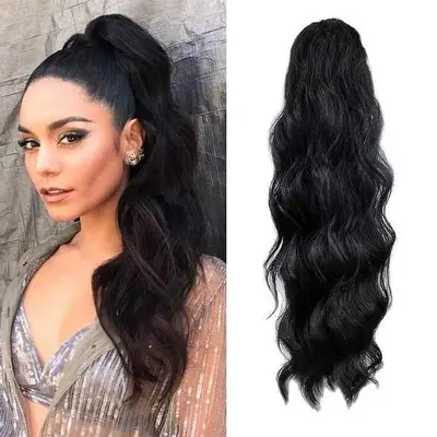 ponytail extention hair claw black only