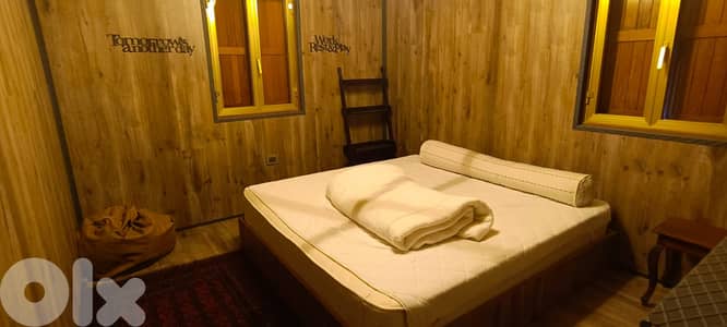 L12498-Furnished Duplex Chalet for Rent at Plateau Ouyoun Al Simen