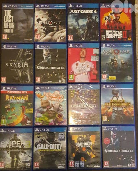 biggest collection of used PS4 games in Lebanon and the world 1